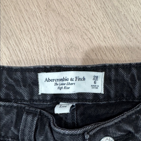 Abercrombie & Fitch High Rise Denim Shorts - Picture 5 of 6